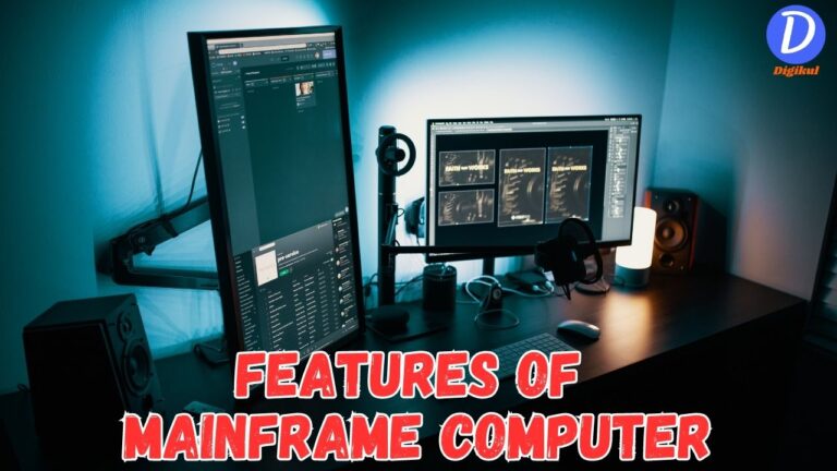 features of mainframe computer