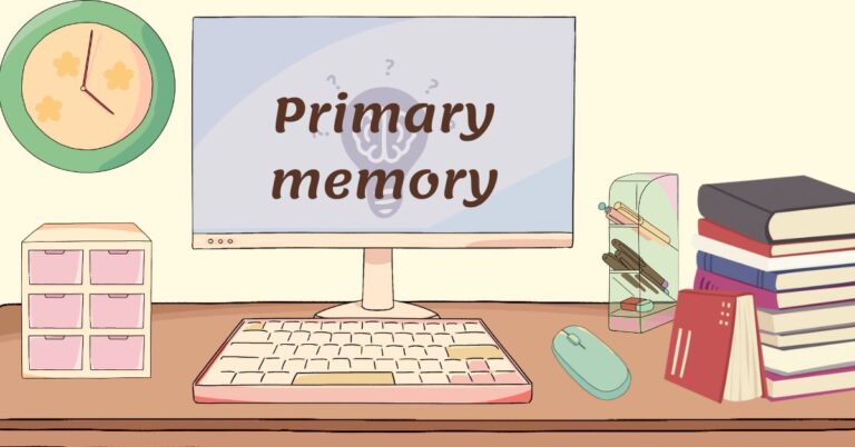 Primary memory of computer